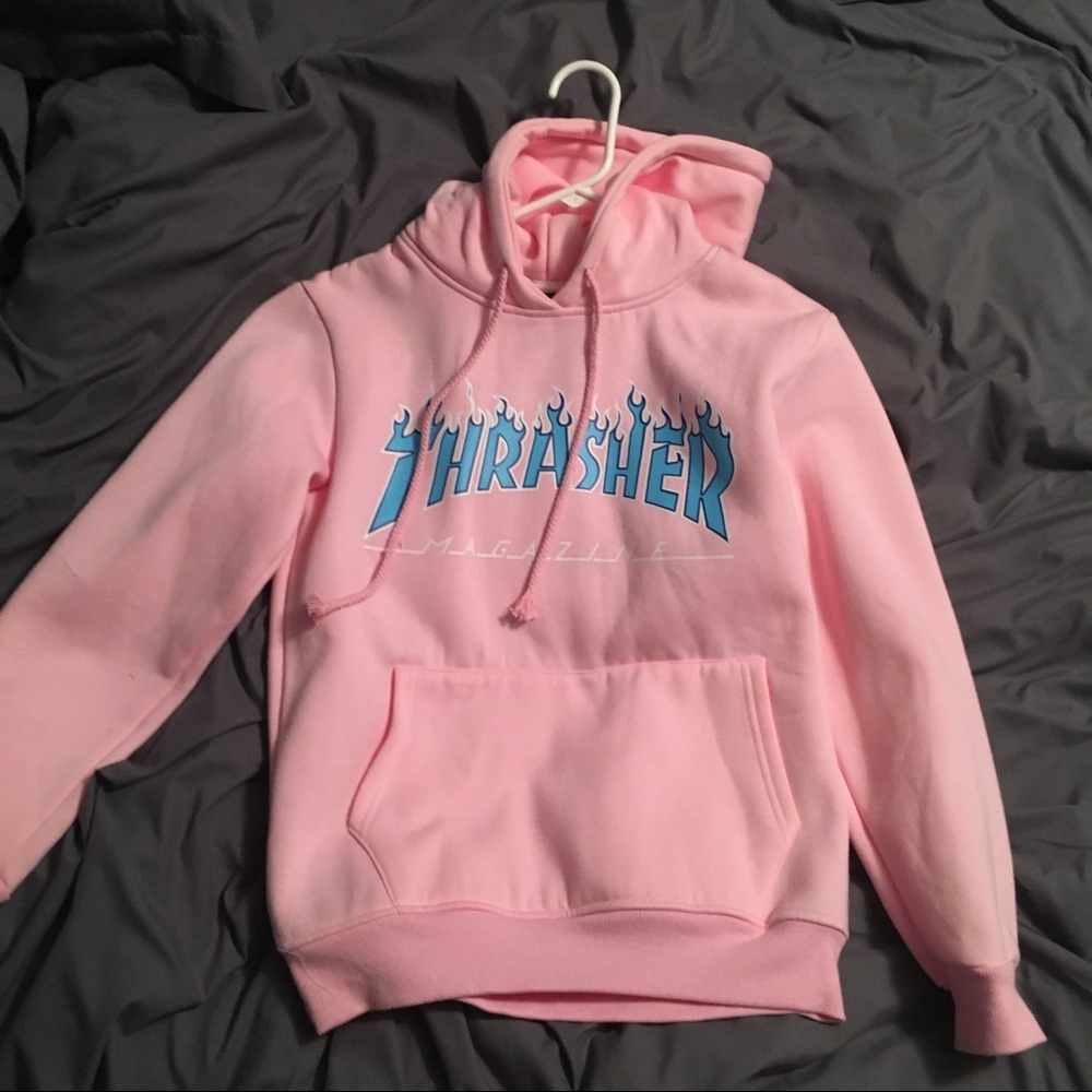 Pink Thrasher Hoodie Size Small